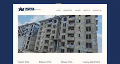 Desktop Screenshot of novarealestate-et.com